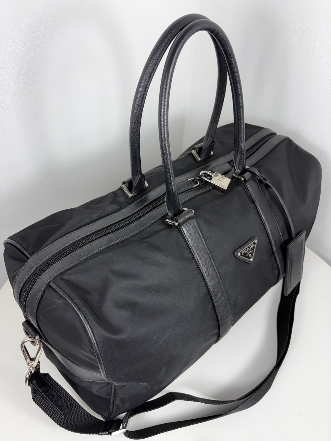 프라다 V19S 나일론 보스턴백 상품이미지2