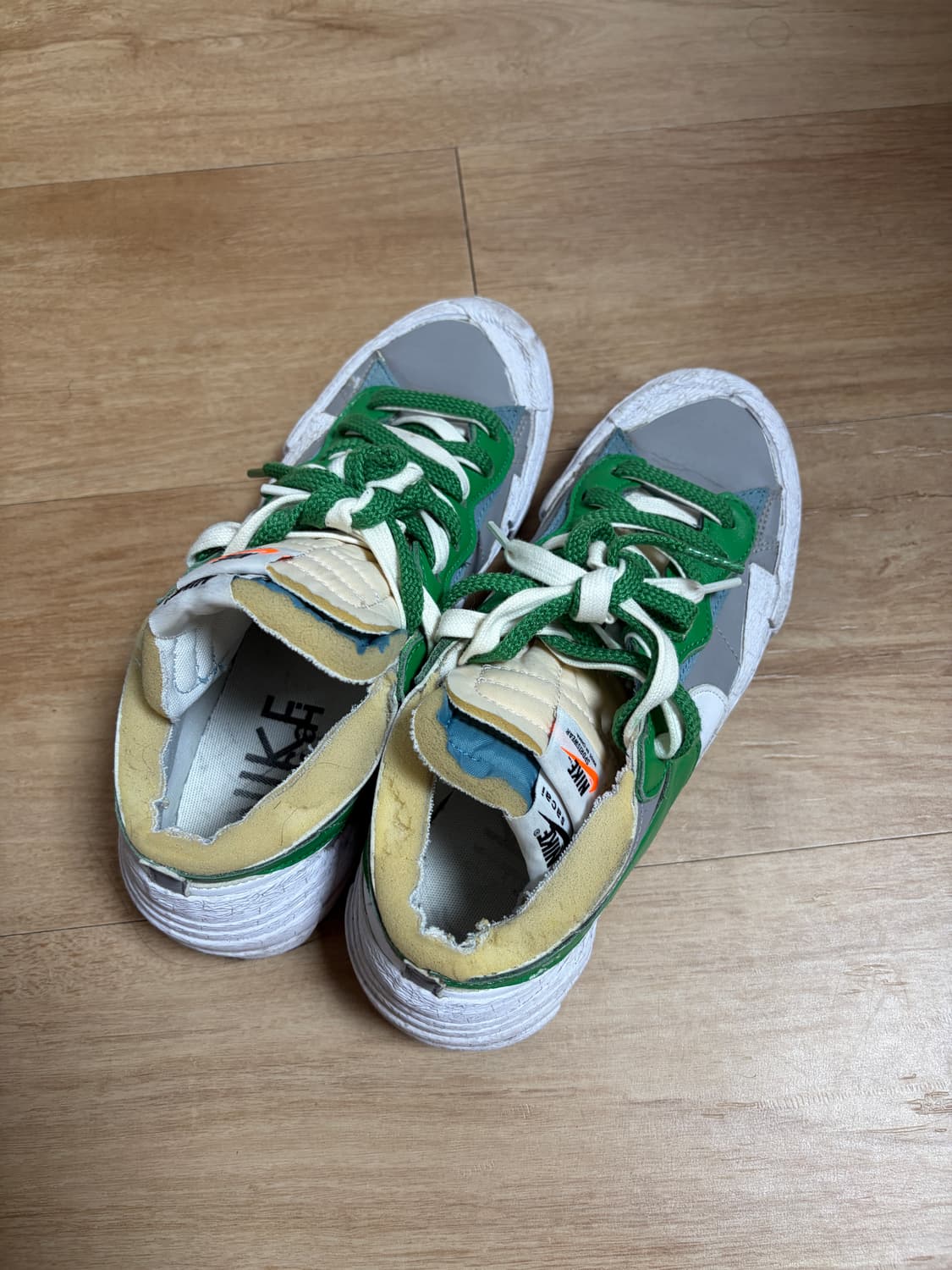 나이키 × 사카이 블레이저 로우 클래식 그린 / 265mm 상품이미지2