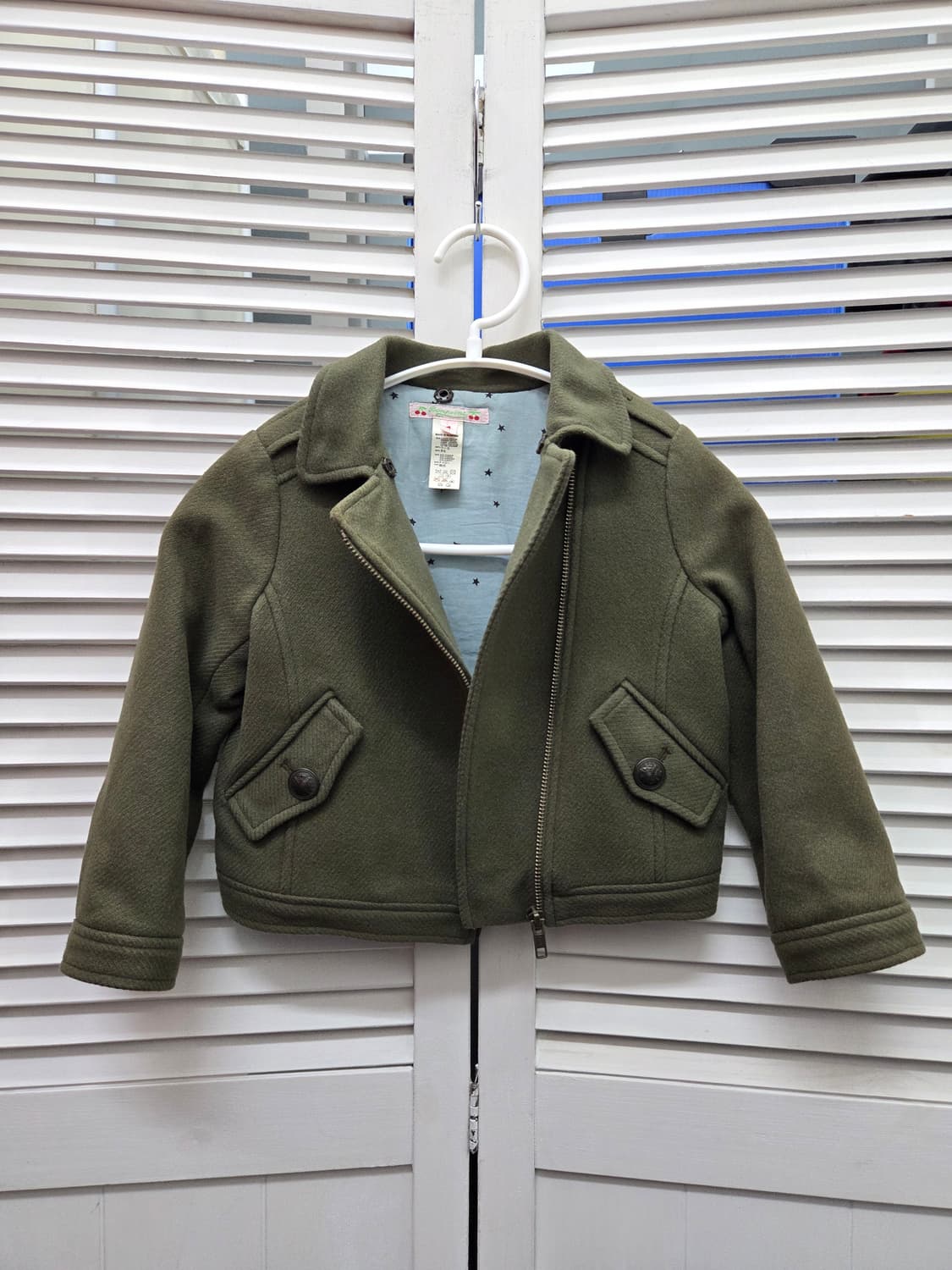 봉쁘앙 버진울 라이더 자켓 상품이미지1