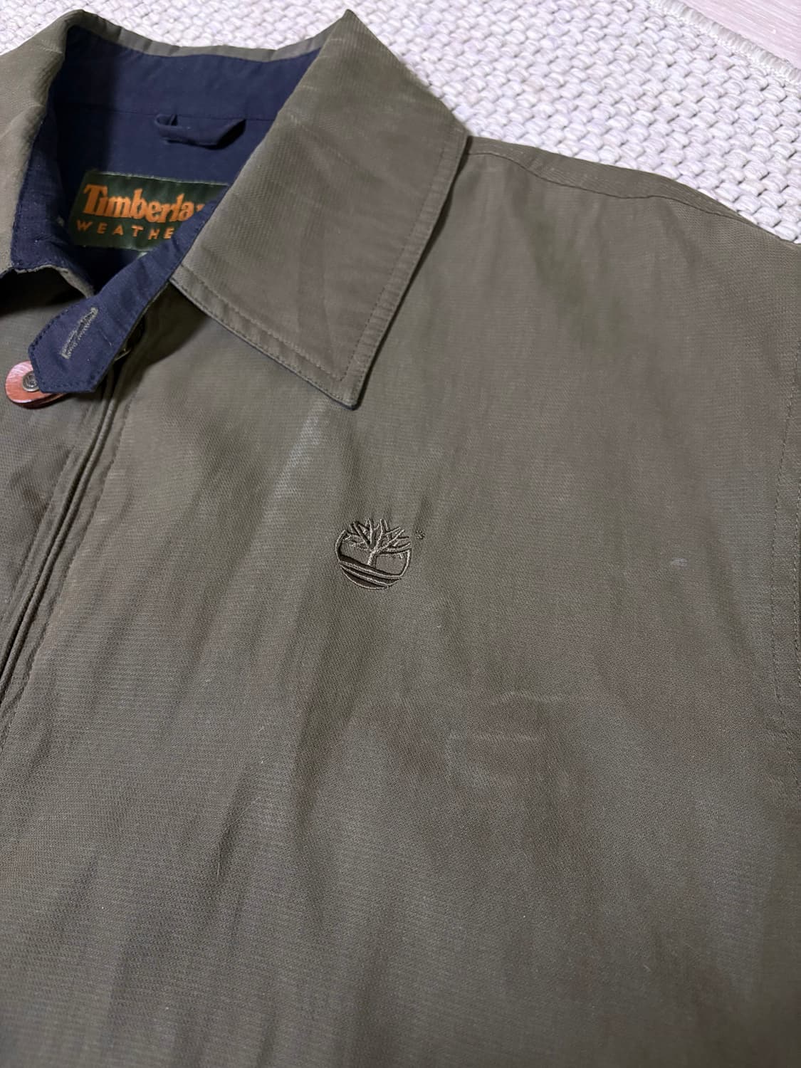 팀버랜드 카키 블루종 자켓 상품이미지4