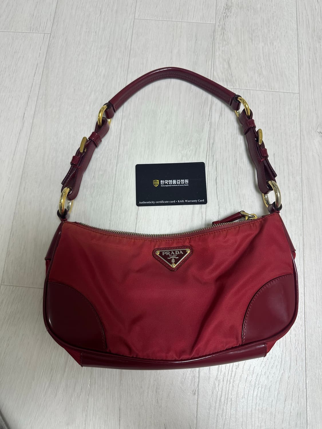 프라다 빈티지 숄더 백(레드) 상품이미지1
