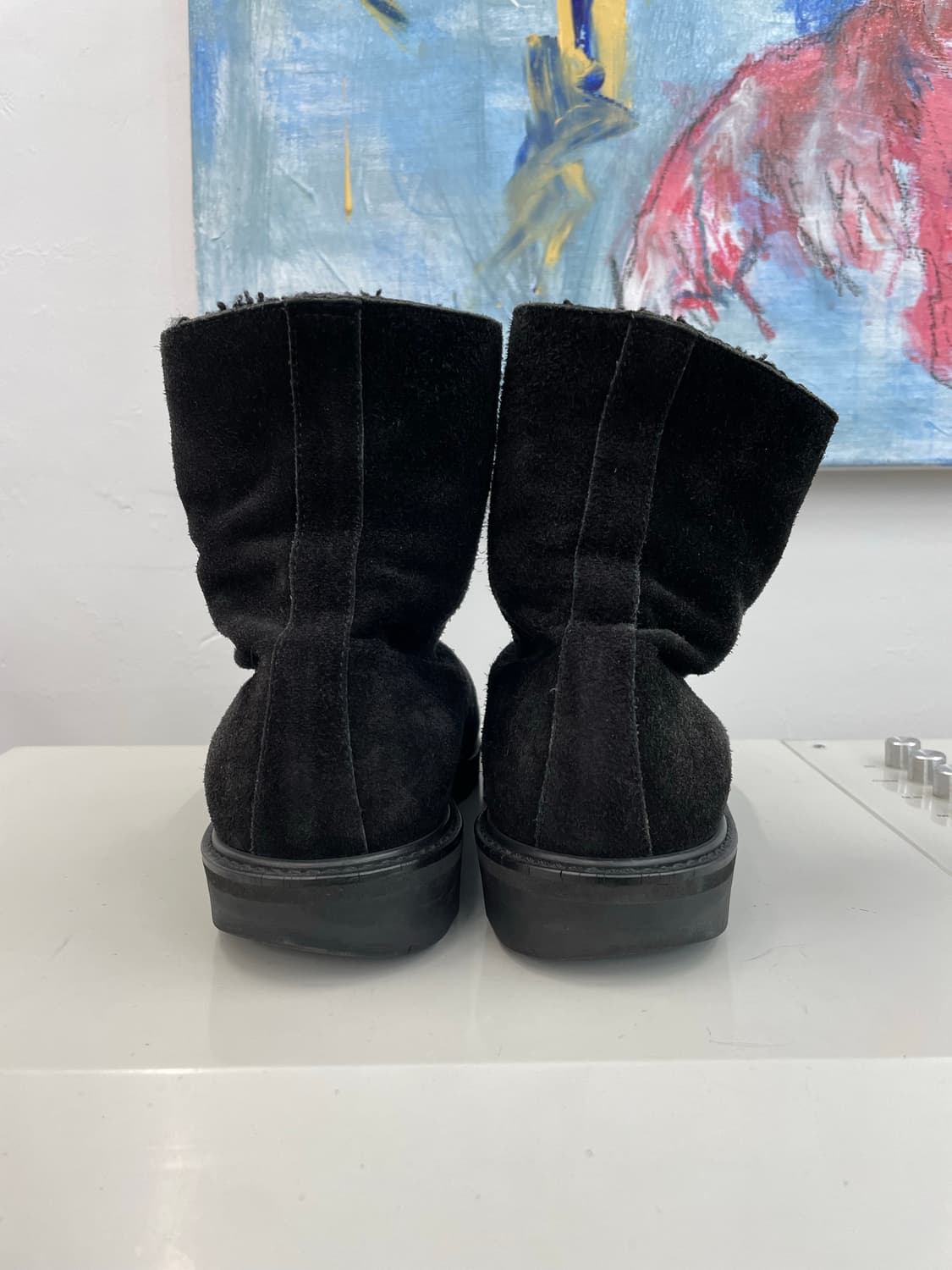 [260] 요지야마모토 1996ss 스웨이드 부츠 상품이미지5