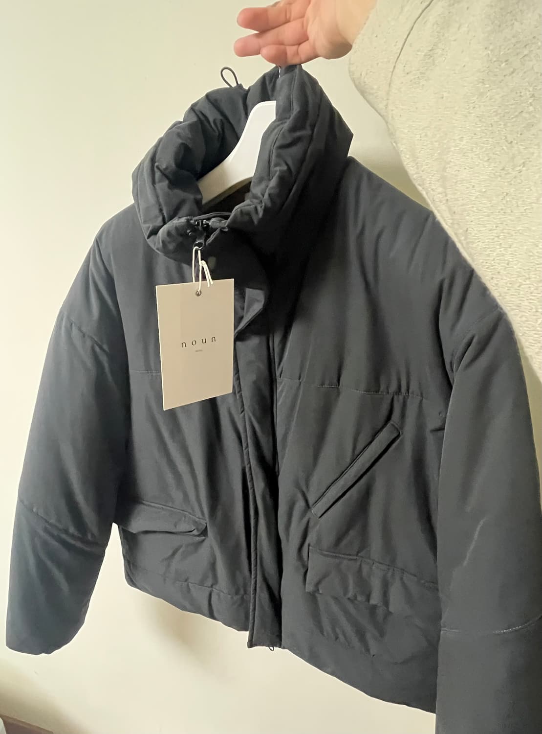 noun 하이넥 패딩 점퍼 2사이즈 상품이미지3