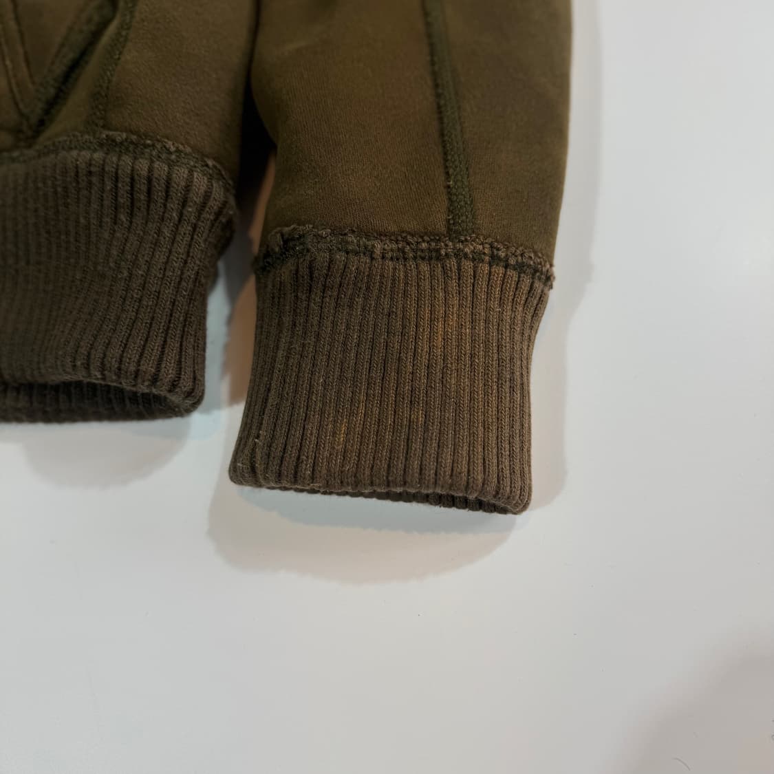 아베크롬비 카키 기모 후드집업 상품이미지3