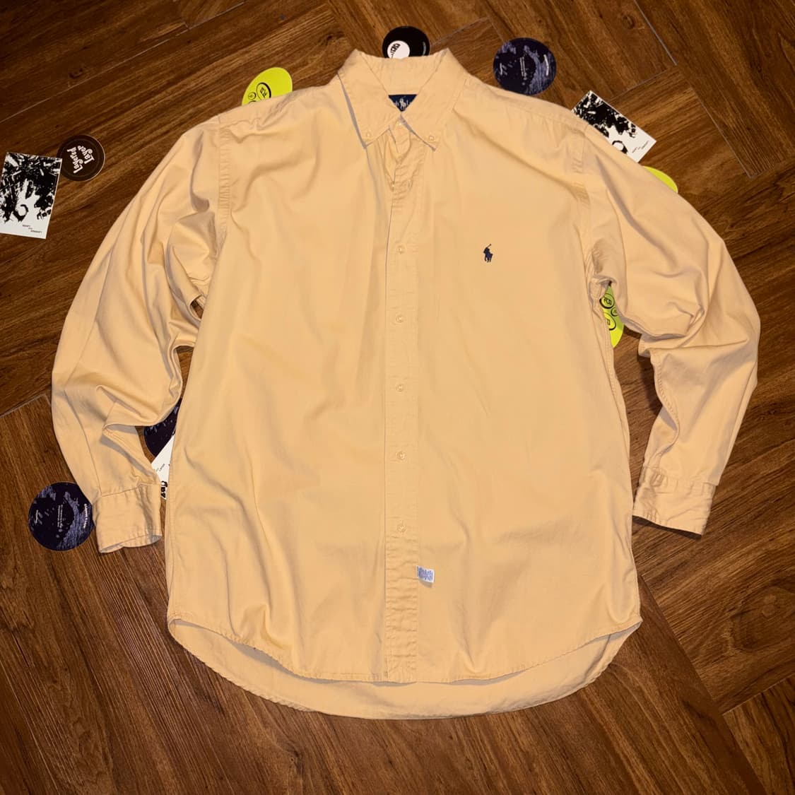 Polo ralph lauren dusty yellow shirt 상품이미지1