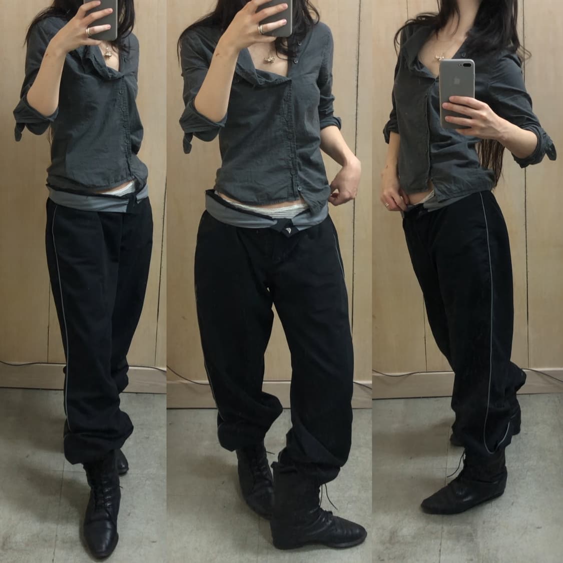 사은품 [직수입] 빈티지 RARE diesel 셔츠 차콜 상품이미지9