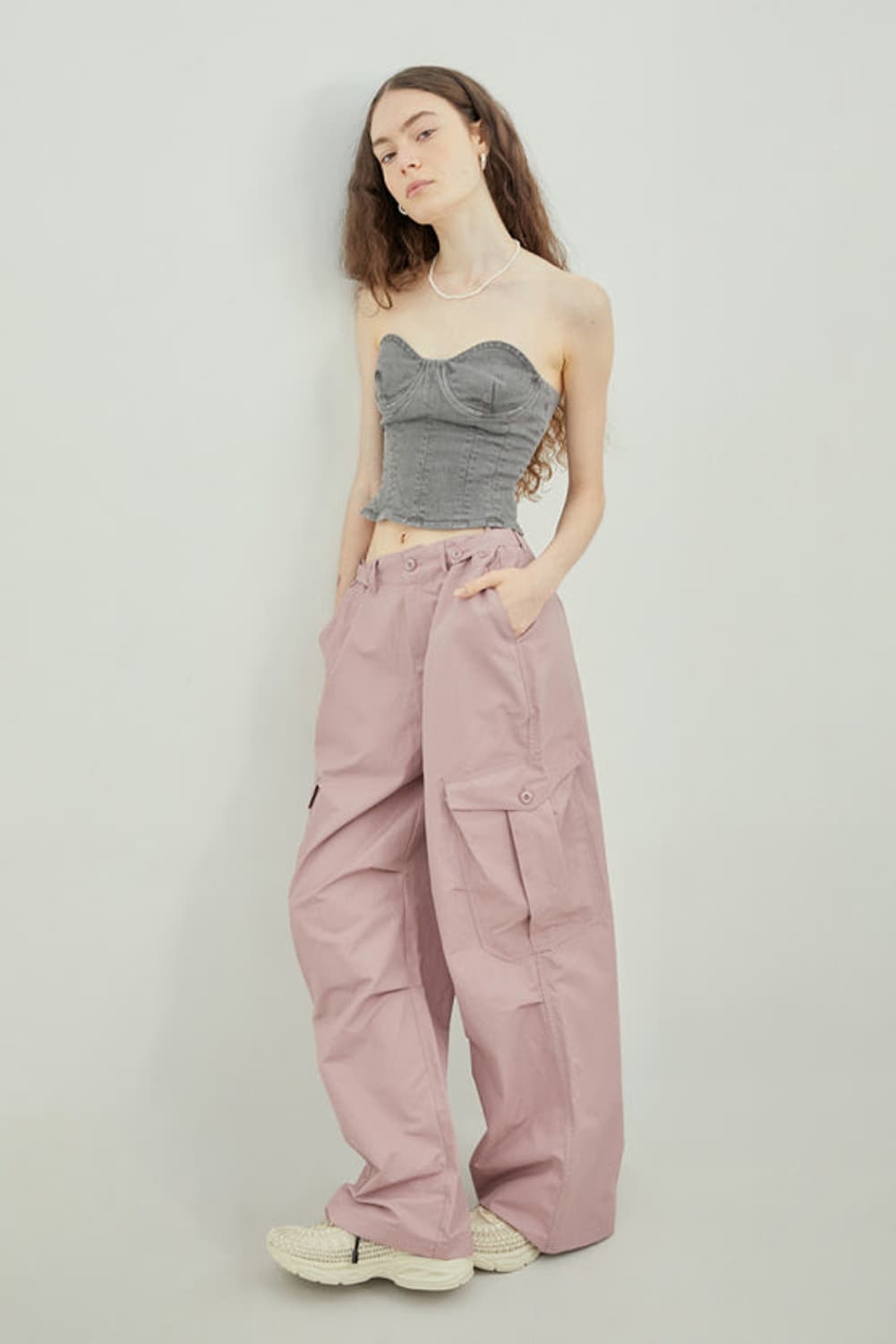 써틴먼스Waist-Detail Two Way Cargo Trousers  상품이미지1