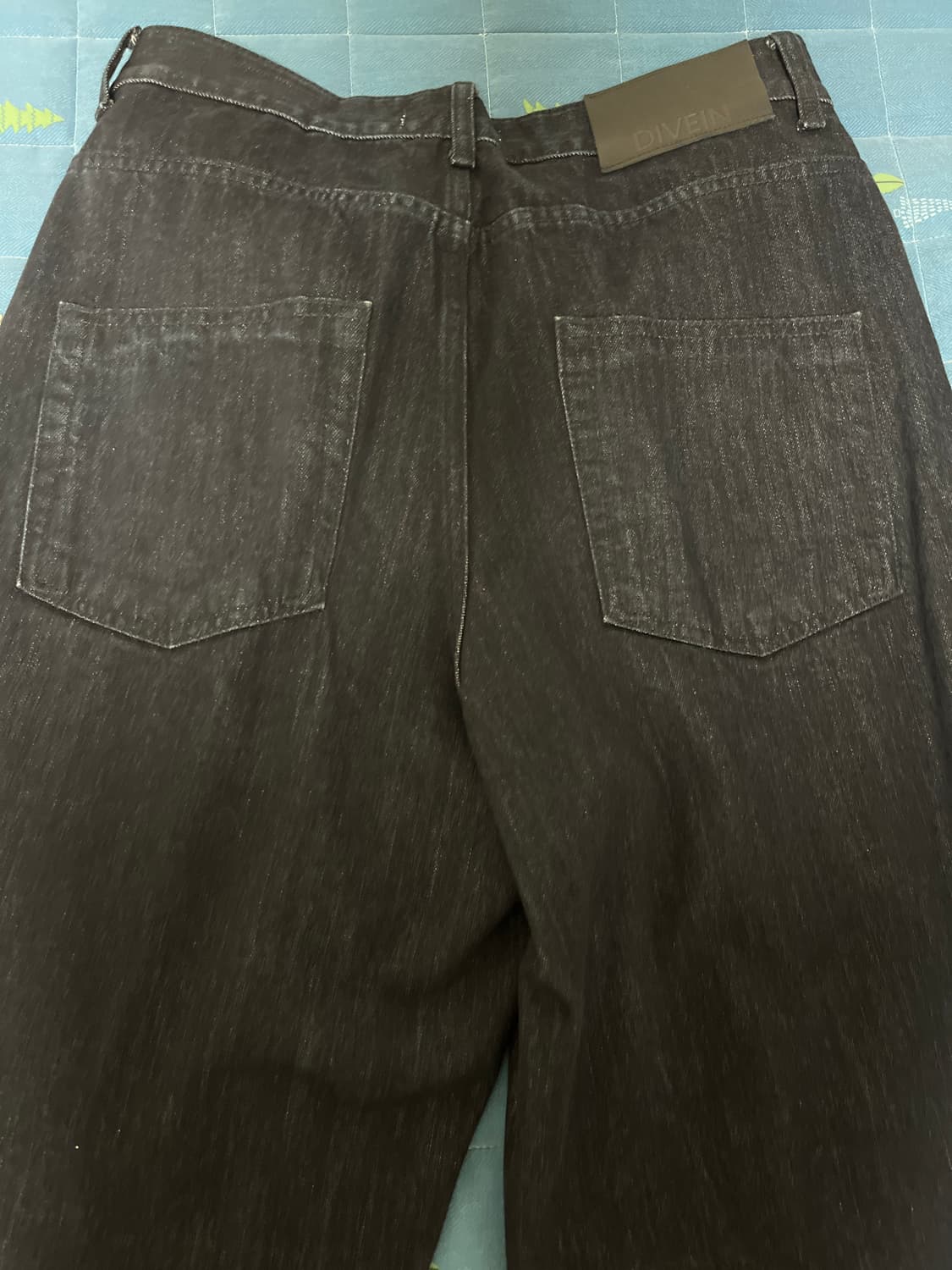 다이브인 루즈드 와이드 데님팬츠 인디고 1사이즈 상품이미지2