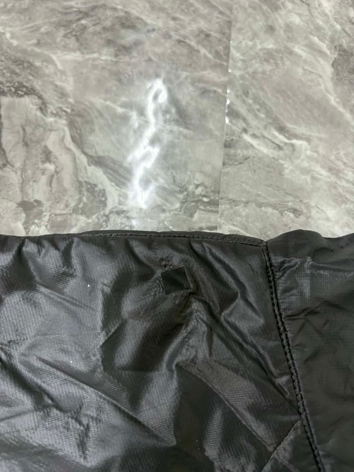 노스페이스 배색 경량 후드 패딩 자켓 점퍼(100) 상품이미지8