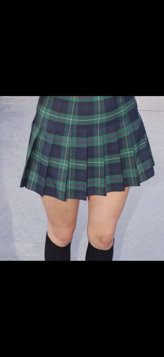 아메리칸어패럴 체크 테니스스커트M 상품이미지2