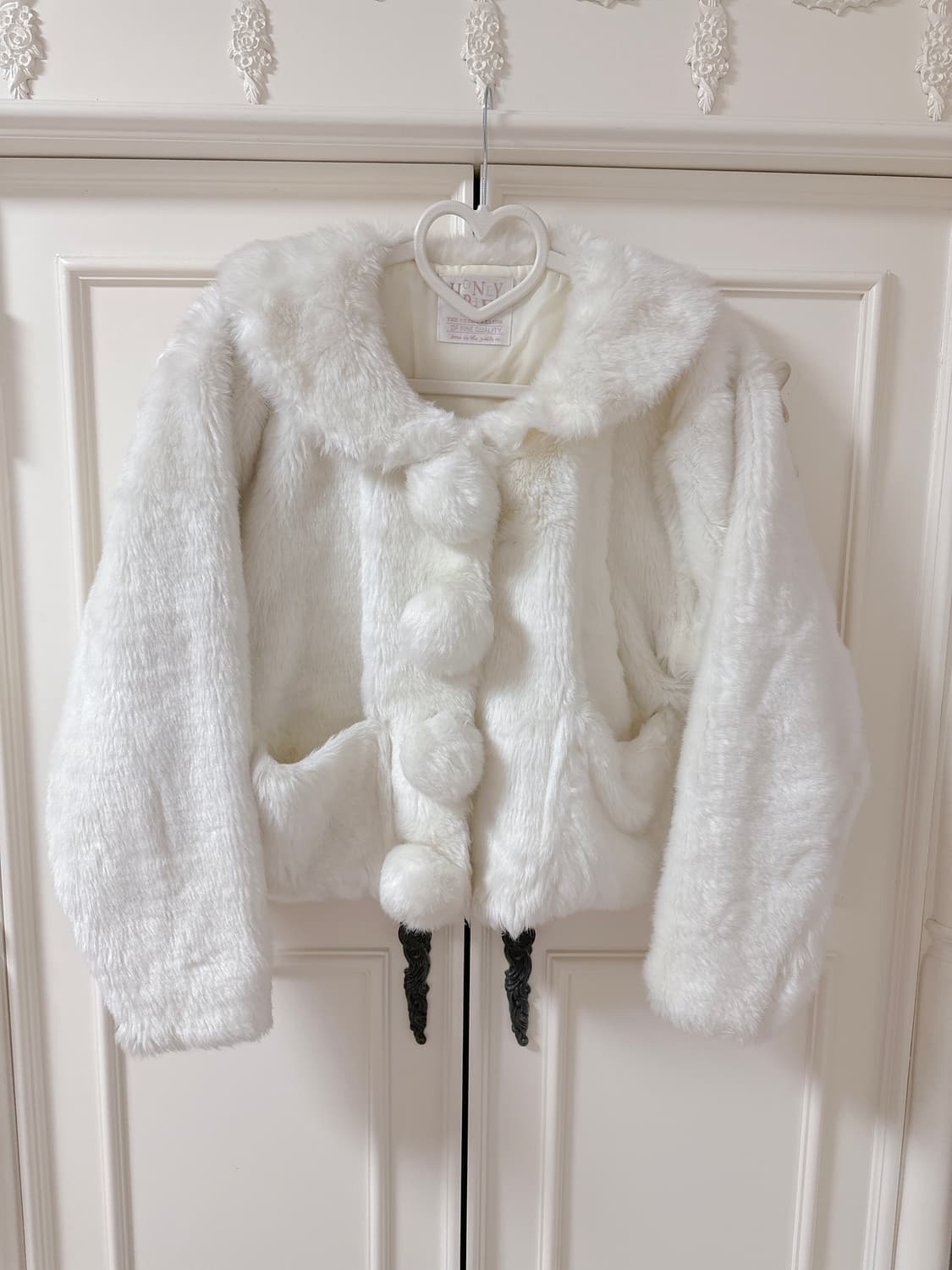 빈티지 폼폼 퍼자켓 상품이미지1