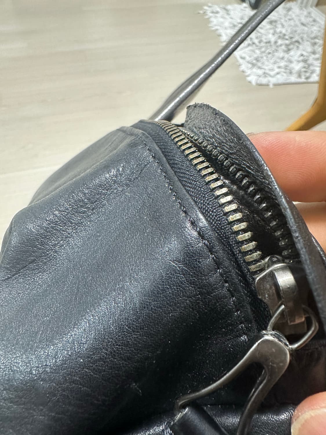 우영미 리얼 레더 백팩 라지 os 상품이미지4