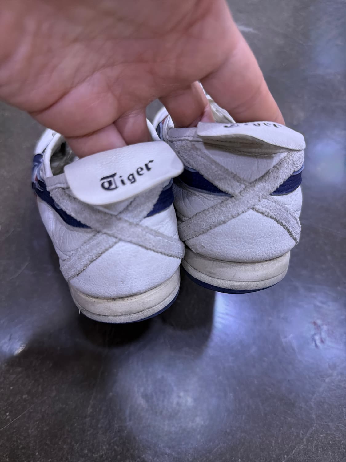 오니츠카타이거 멕시코66 화이트 블루 레드 260 상품이미지7