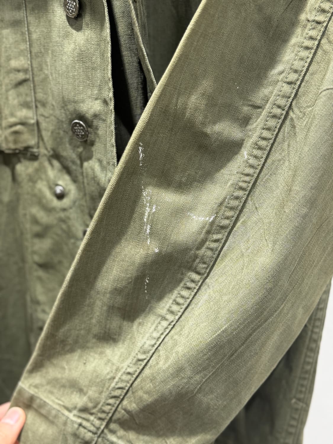 40s 오리지널 M43 HBT 셔츠 (38R) 상품이미지7