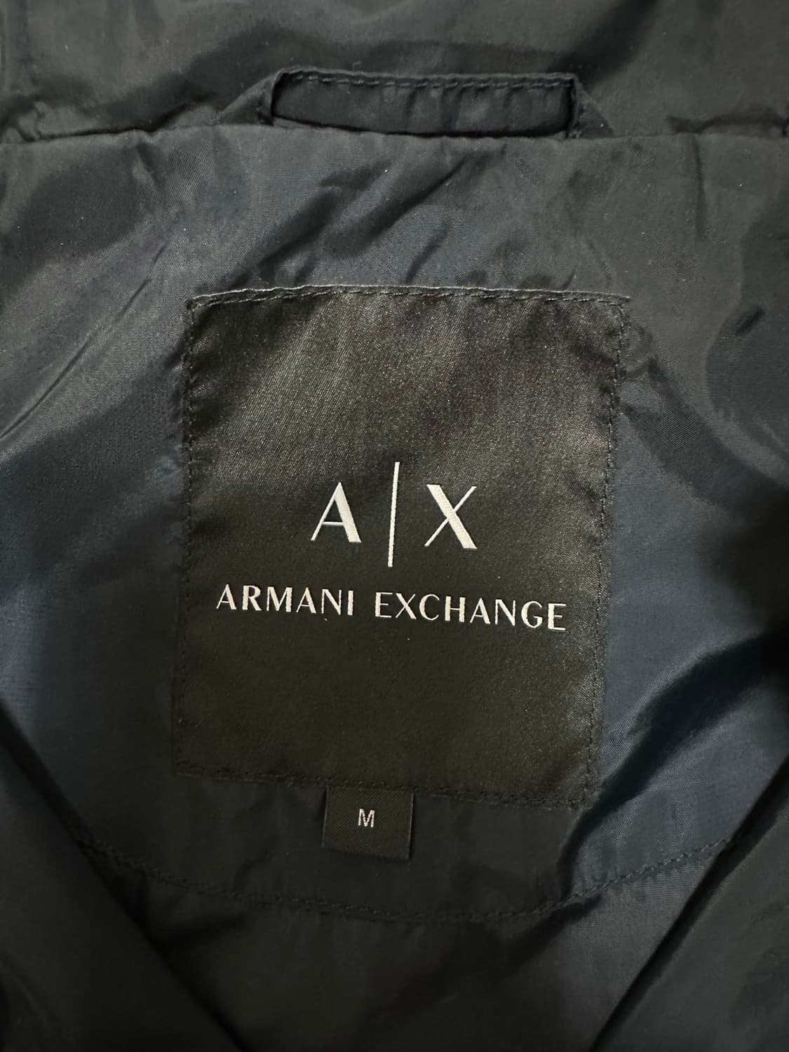 아르마니 익스체인지 투웨이 네이비 바람막이 상품이미지5