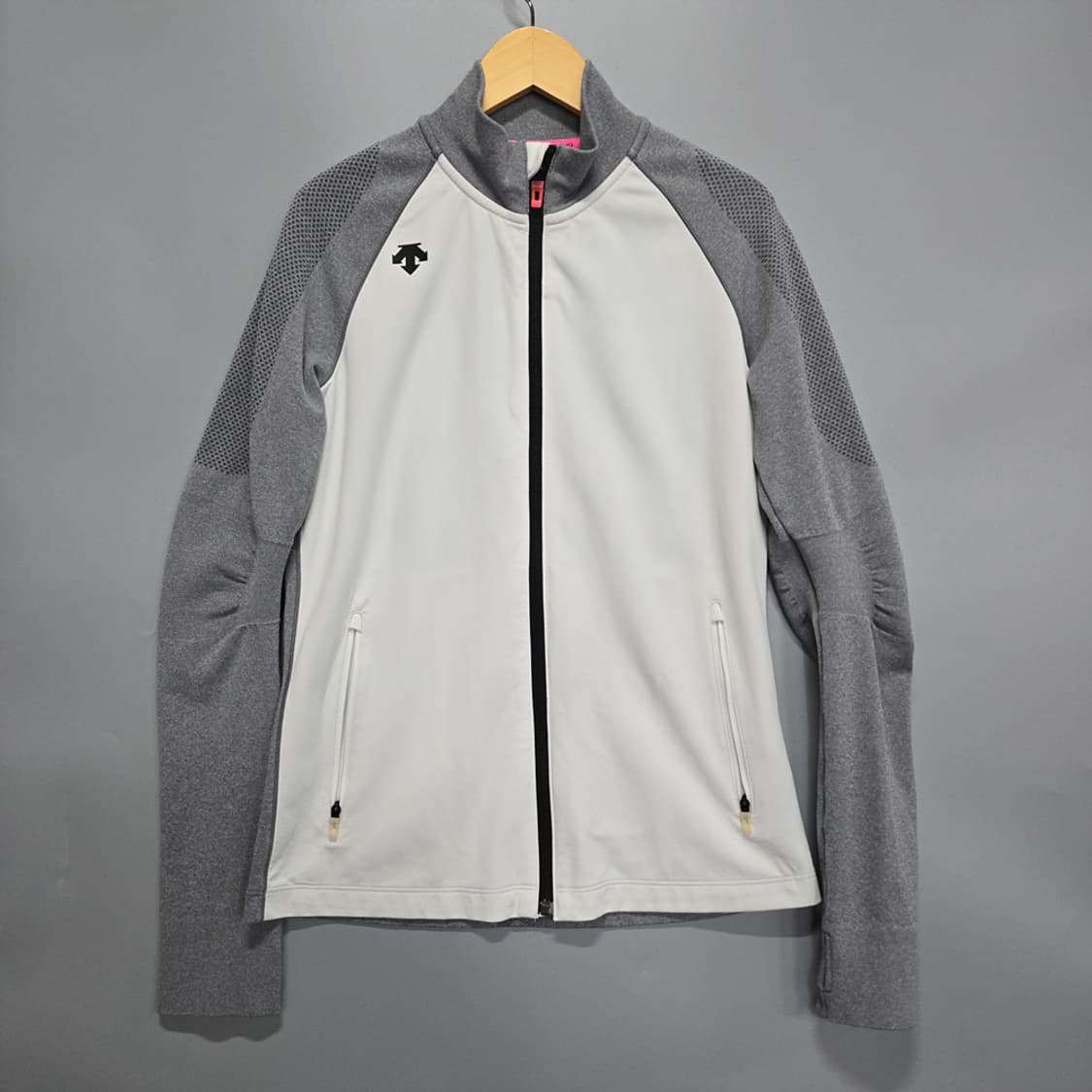 데상트(DESCENTE) 러닝 집업 자켓 배색 90 상품이미지1