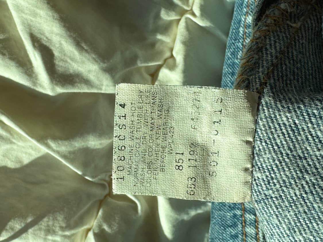 90s USA 리바이스 501 상품이미지3