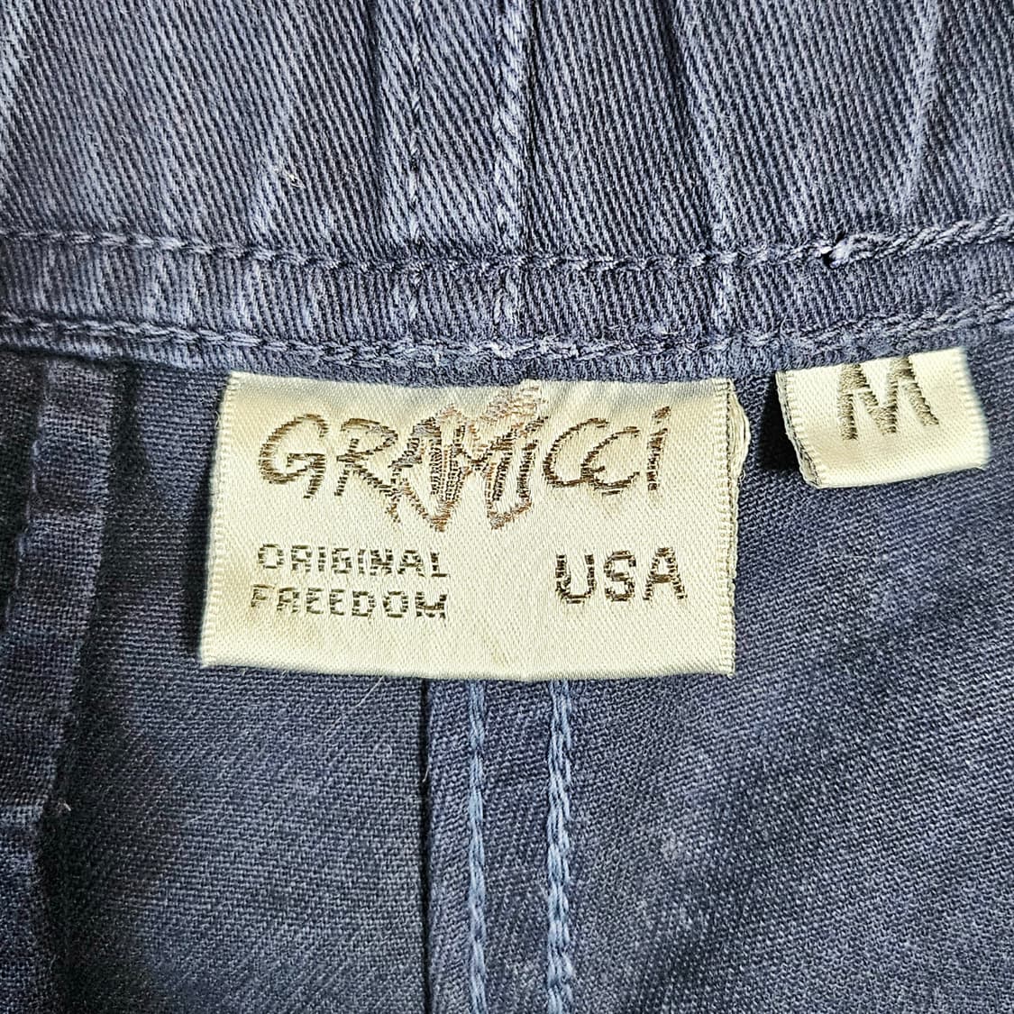 [M/30-32][그라미치]90's USA 가먼트다이 G쇼츠 다크네이비 상품이미지7