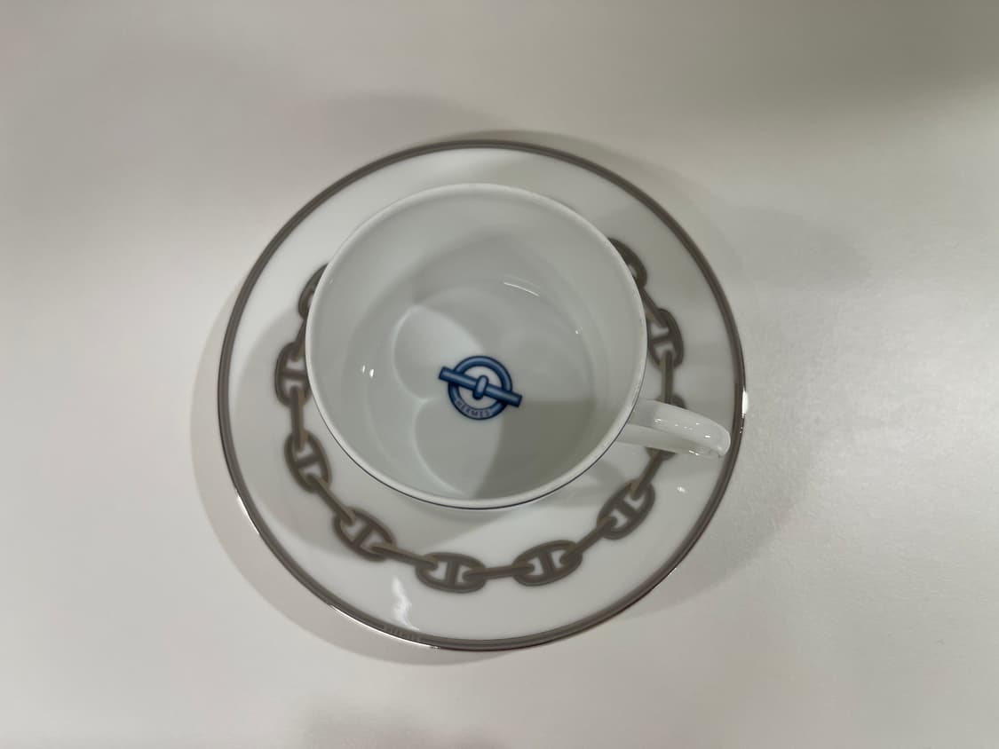 에르메스 샹달 블루 티잔 컵 1P HERMES 상품이미지2