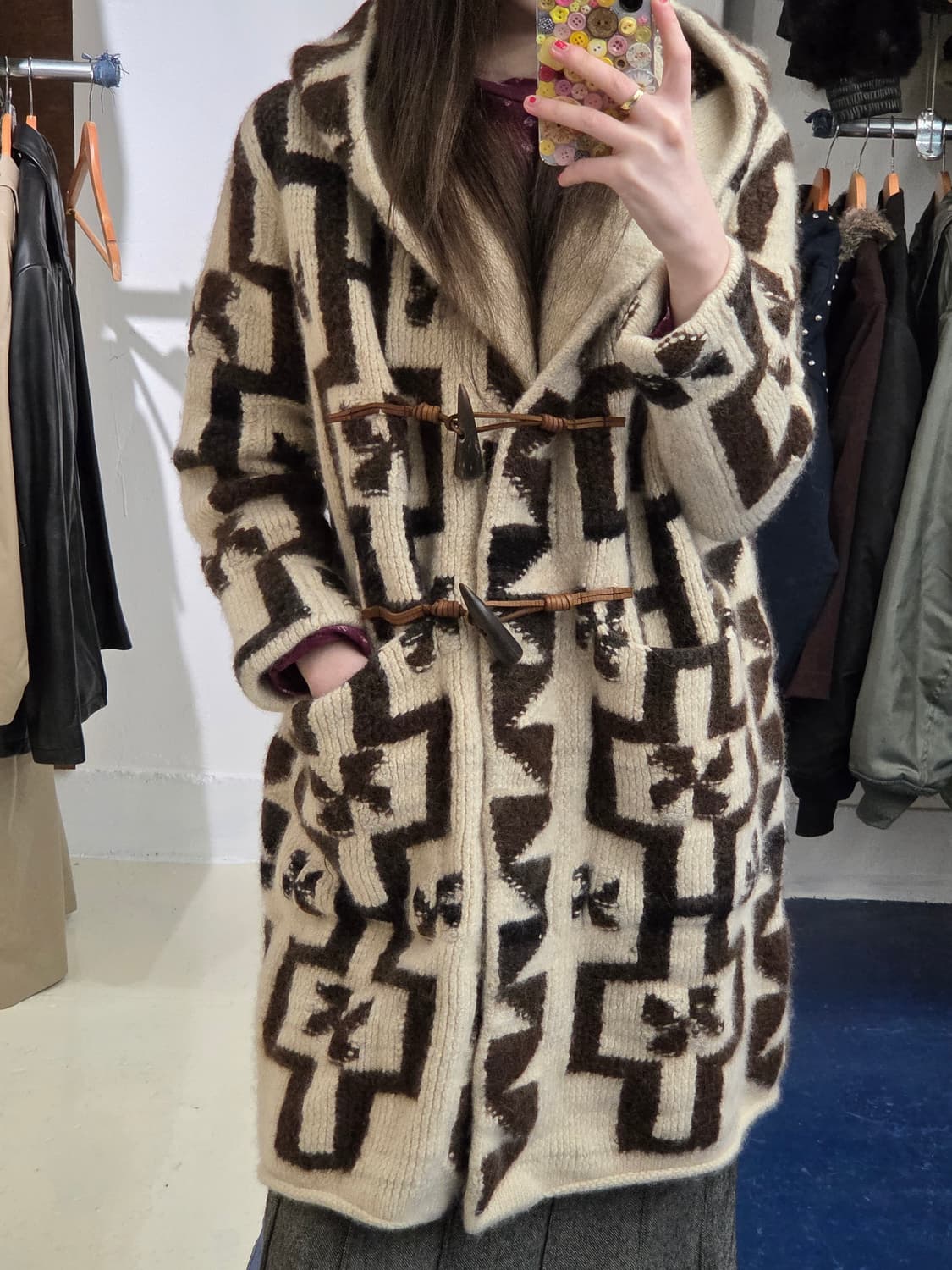 PRL 폴로 랄프로렌 트라이벌 후드 더플 코트 상품이미지3