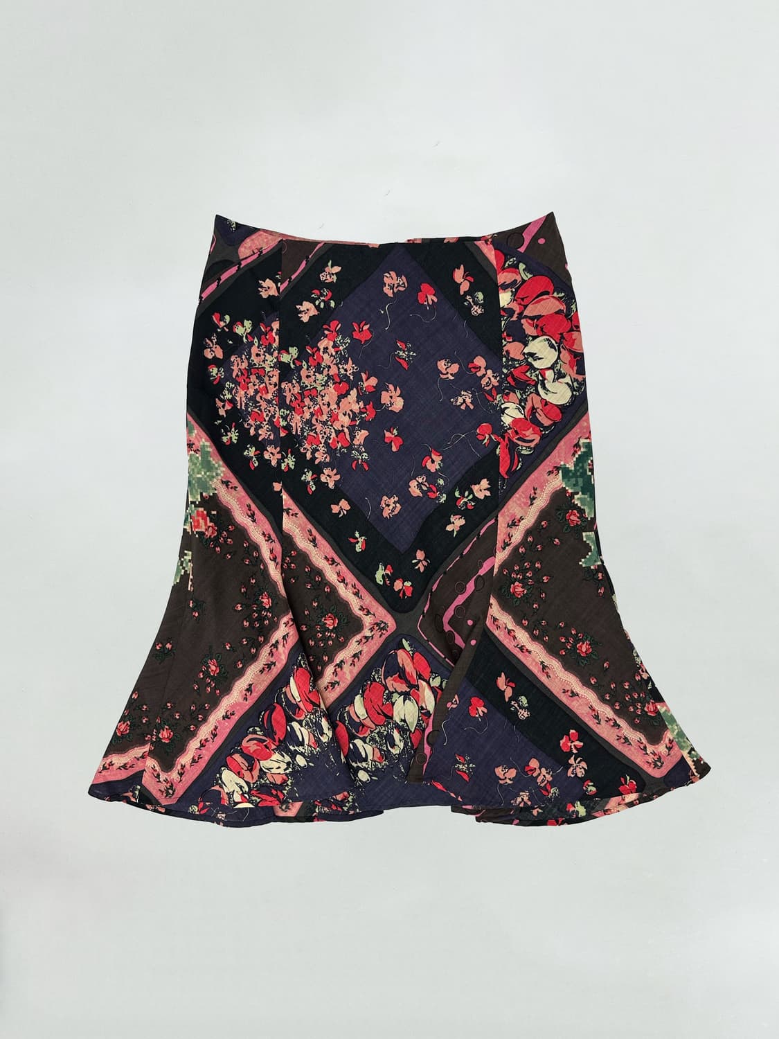 폴스미스 플라워 디자인 울 스커트 상품이미지1