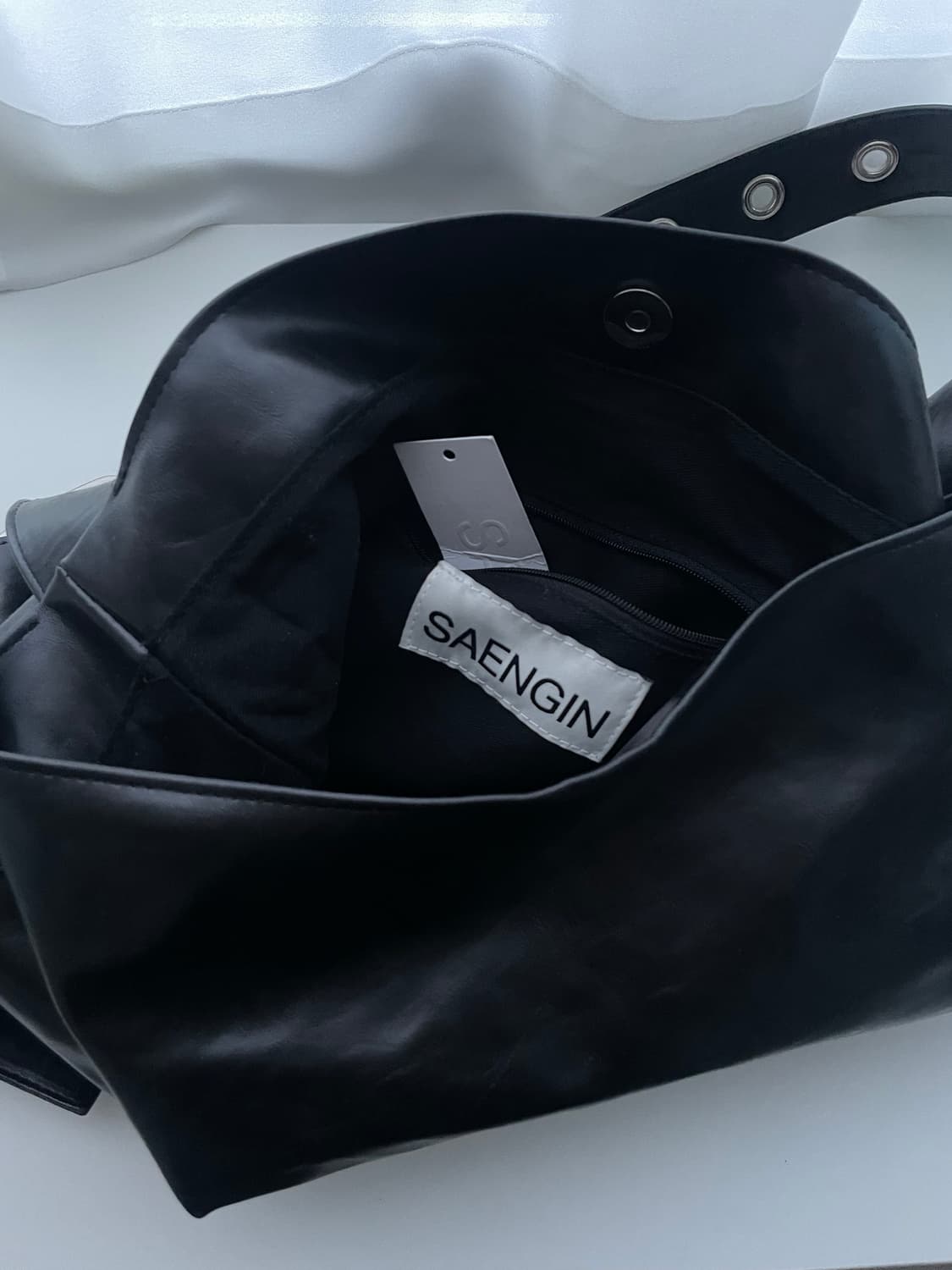 생긴스튜디오 collette bag 블랙 상품이미지4