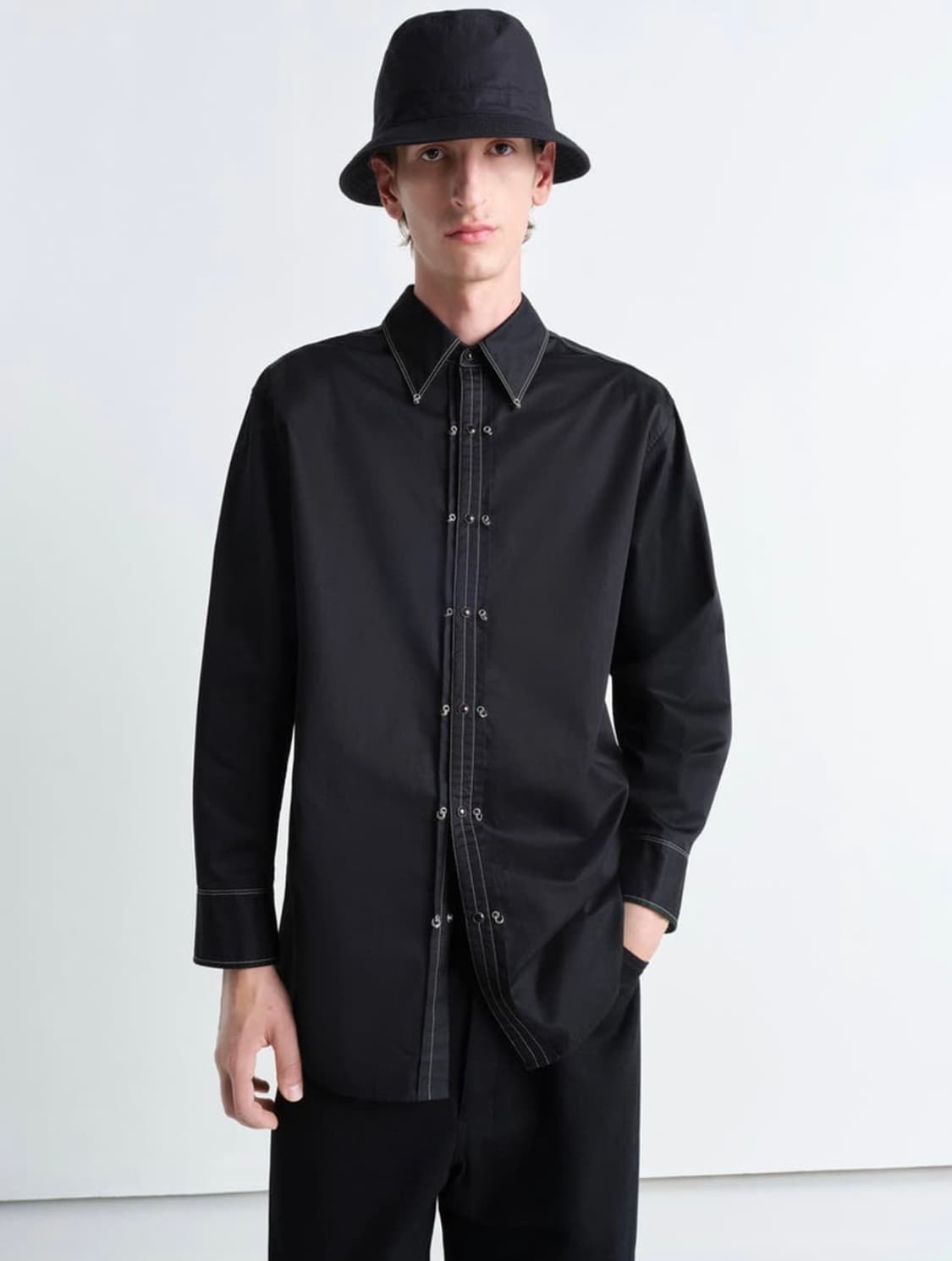 [교환] L > S,M 르메르 메탈 셔츠 상품이미지3