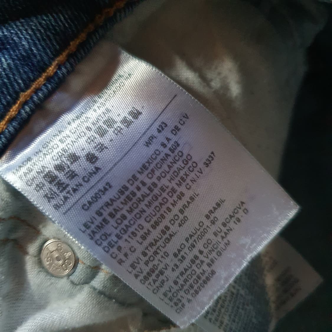 리바이스 541 빈티지 데님 팬츠 no.2 상품이미지4