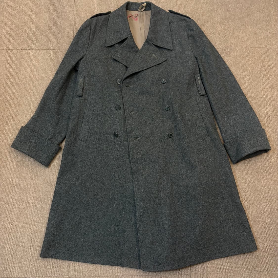 50’s CGG001 swiss army 스위스군 밀리터리 울 코트 상품이미지1