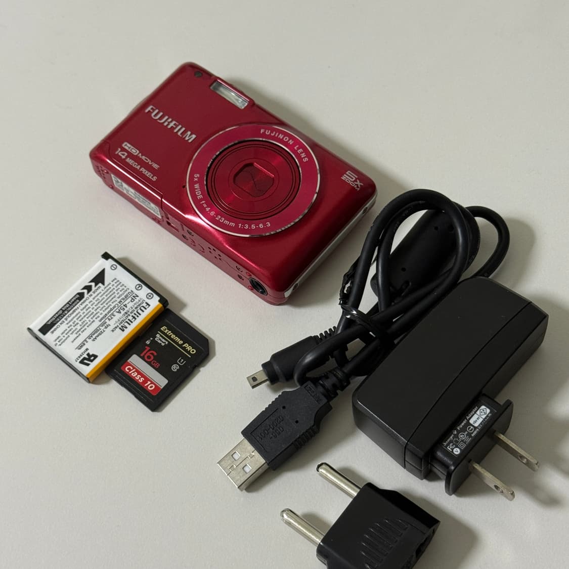 후지필름 파인픽스 jx600 빈티지 디카 디지털카메라 레드 상품이미지1