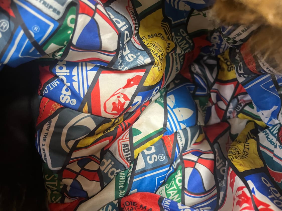 아디다스 파이어버드 벳지다운 하프패딩(100) 상품이미지4