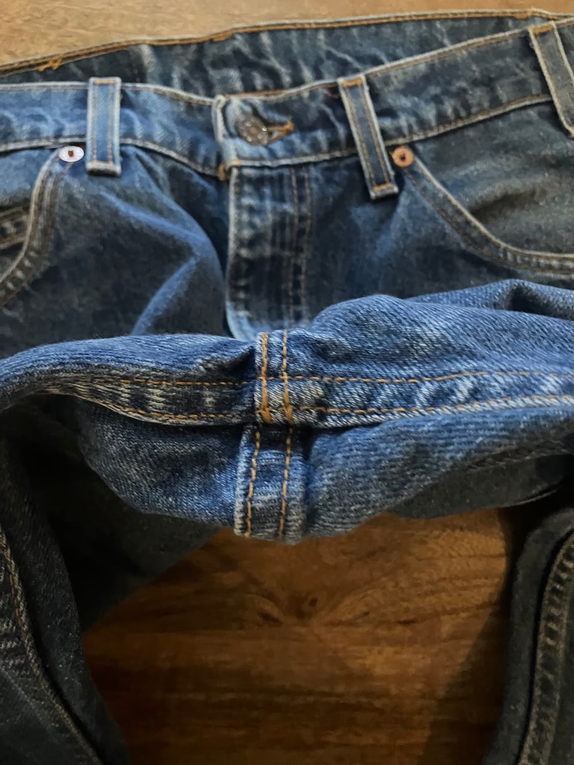 90s USA 빈티지 리바이스 517 부츠컷 데님 팬츠 상품이미지8