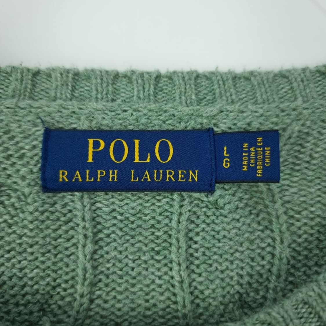 [폴로 랄프로렌] 포니 로고 자수 케이블 꽈배기 니트 M20139 상품이미지8
