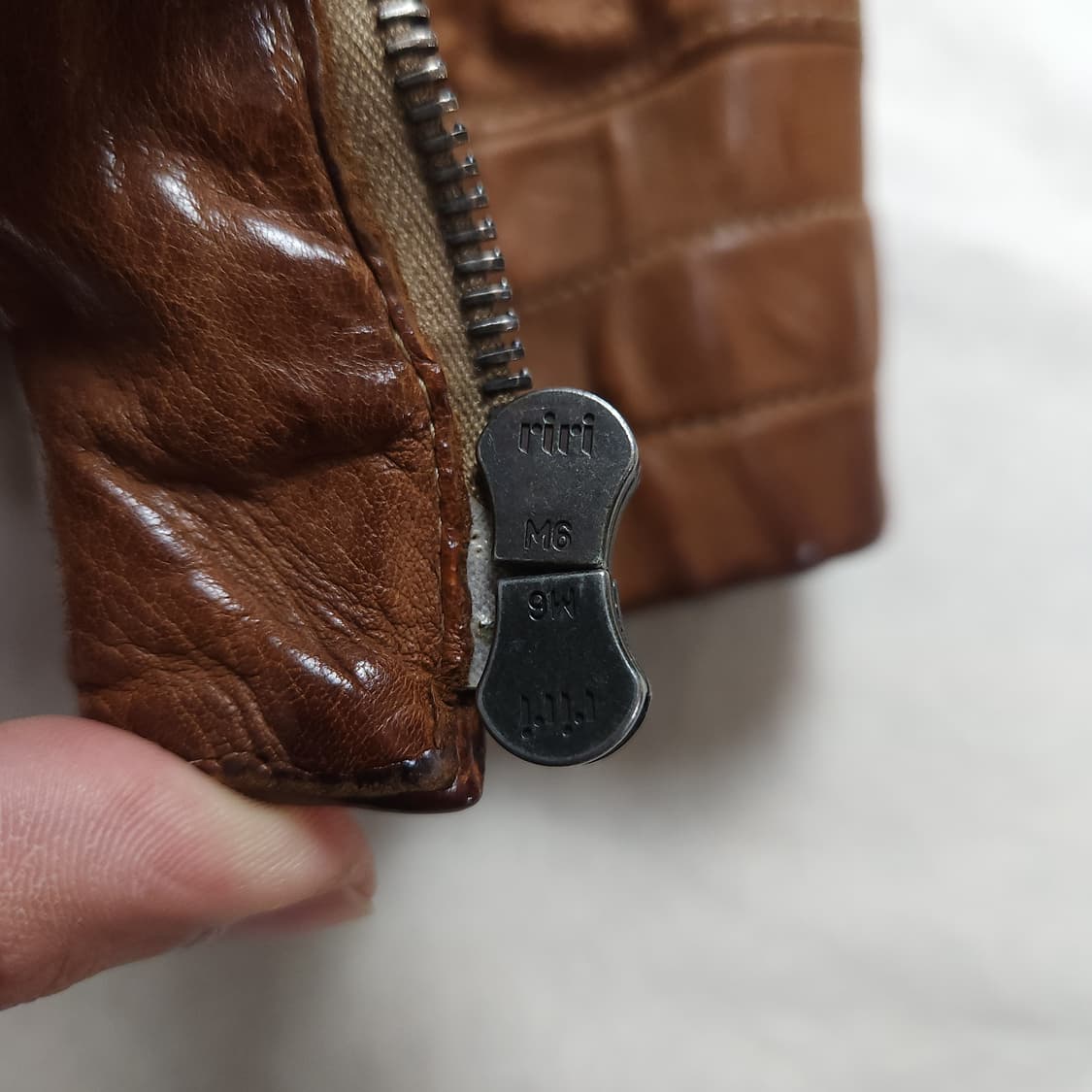 [XXS] 닐바렛 브라운 소가죽 조끼 자켓 상품이미지9