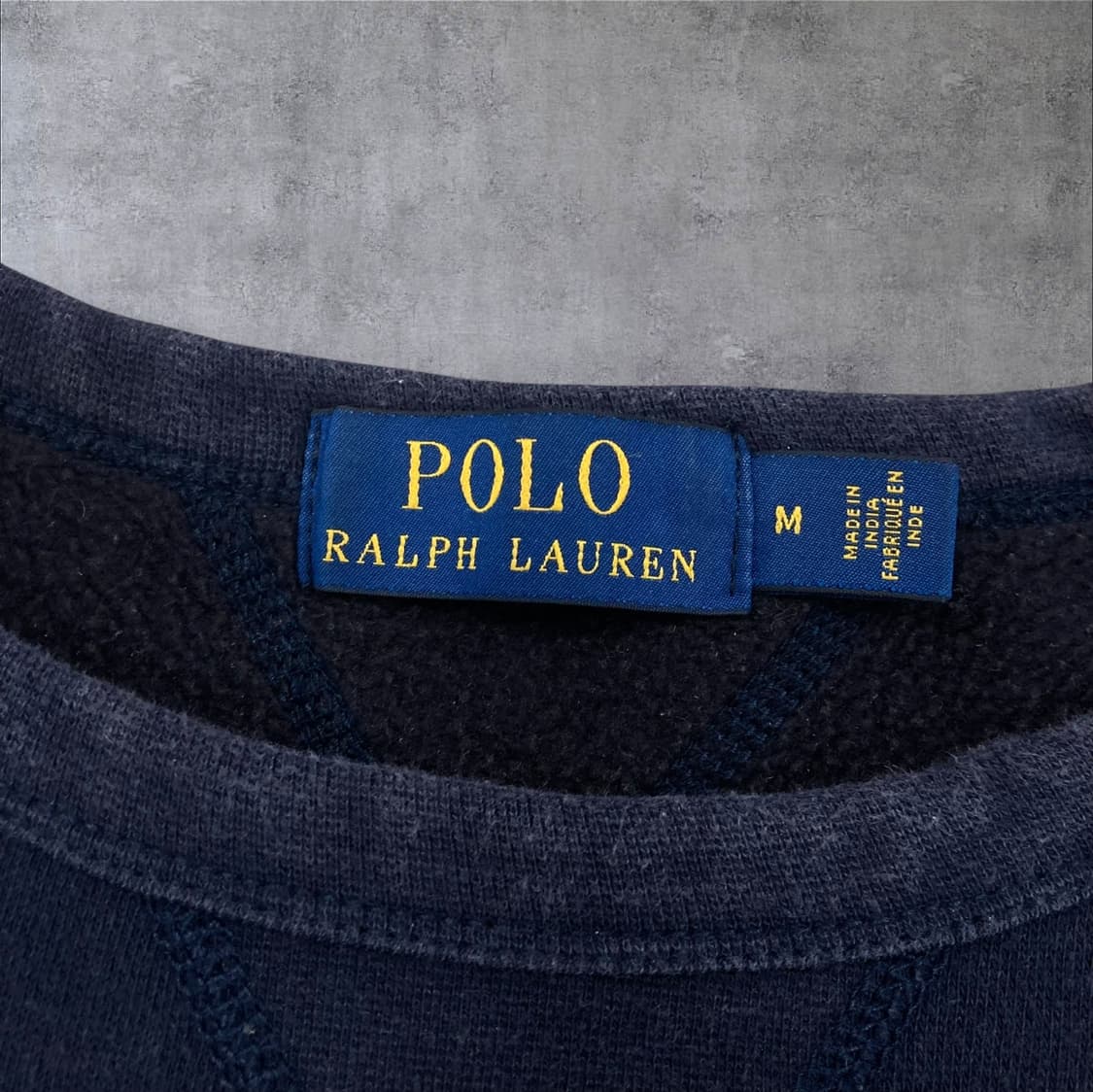 폴로 랄프로렌 포니 스몰 로고 네이비 미니멀 맨투맨 상품이미지3