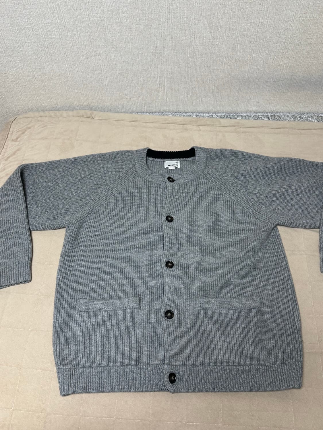 홀리선 아네트 가디건 그레이 L 상품이미지2