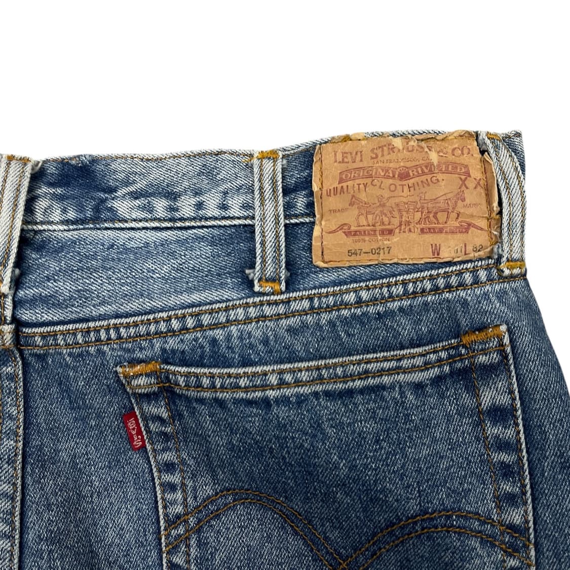 80s 리바이스 547-0217 데님팬츠 상품이미지4