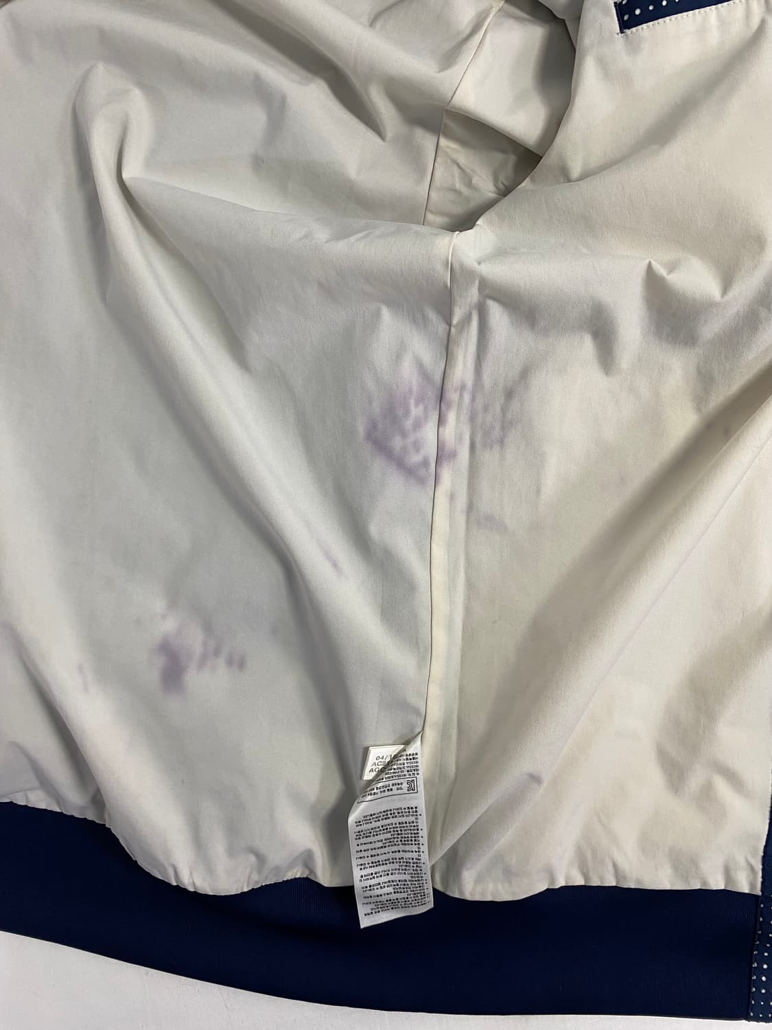 아디다스 펀칭 블루종 바람막이 자켓 L 상품이미지5