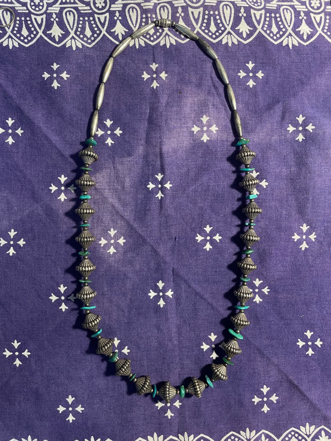 Native American Turquise & Silver Beads 상품이미지1