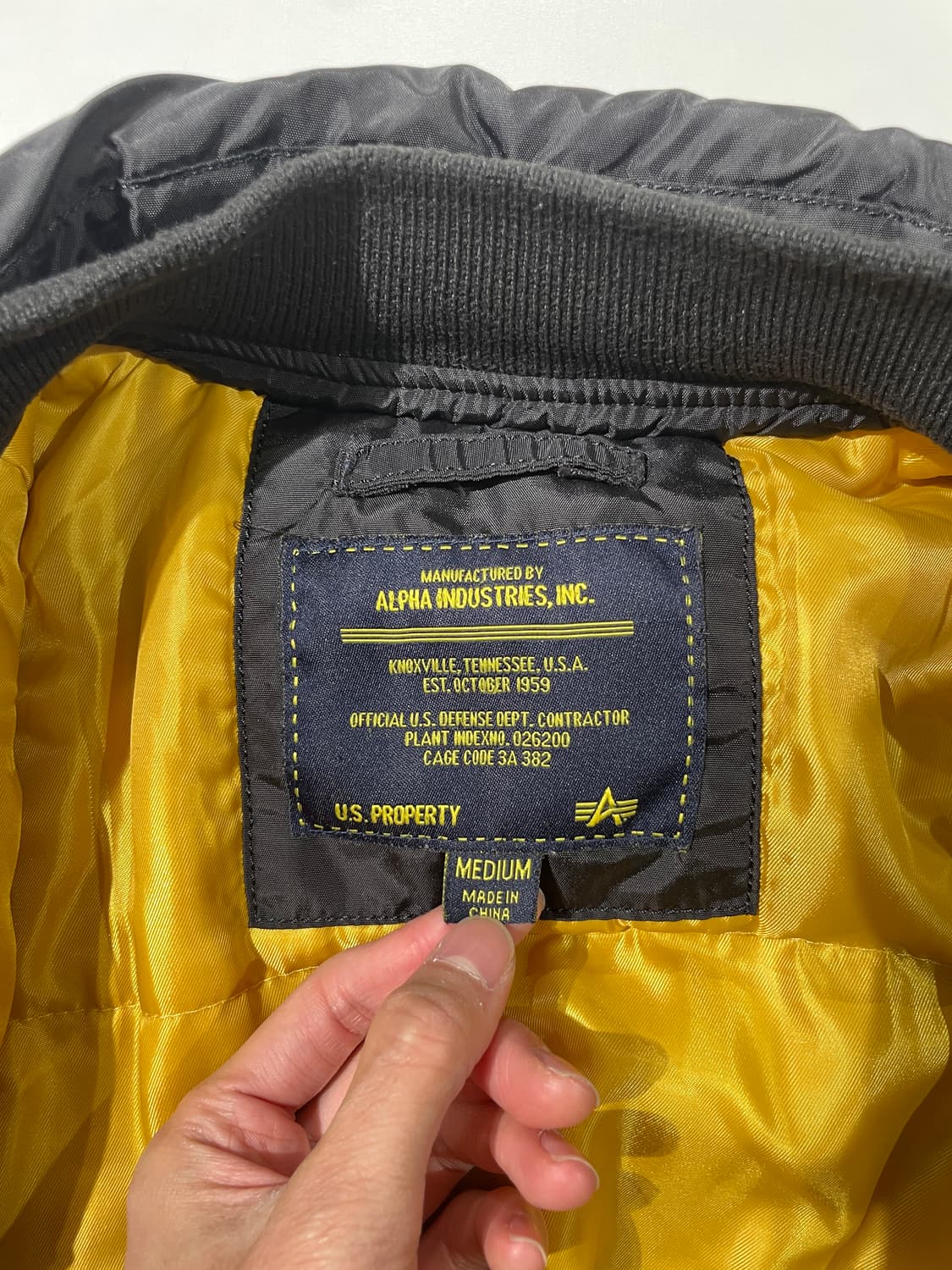 알파 인더스트리 블랙 더블 집 나일론 봄버 자켓 상품이미지7