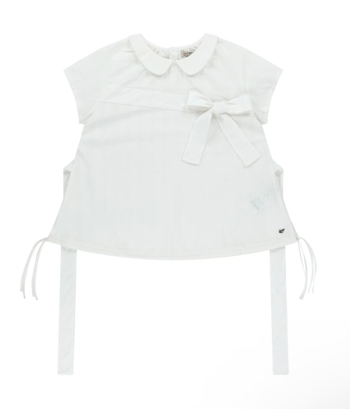 코이세이오 보우 블라우스 화이트 상품이미지1