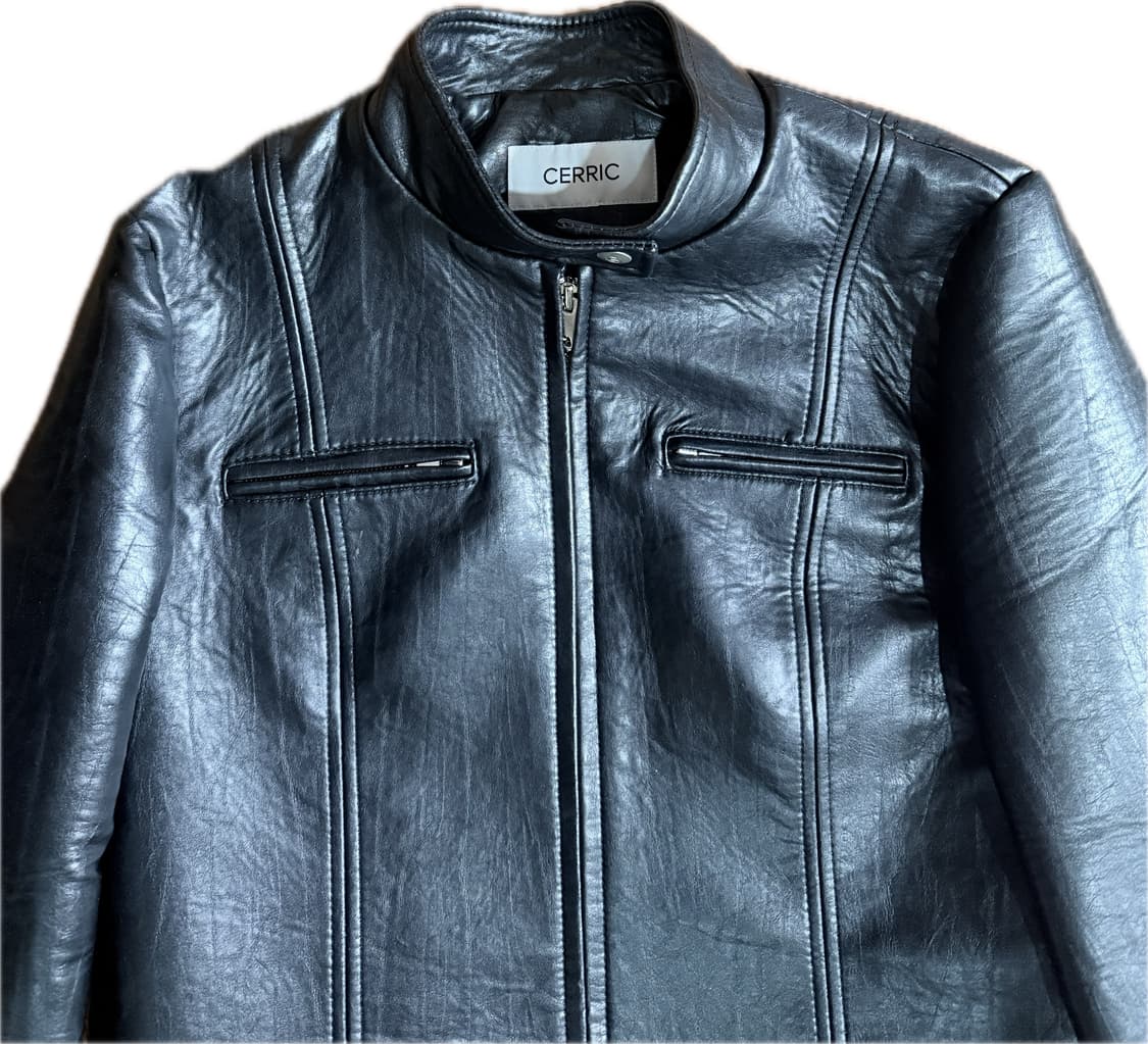 세릭 가죽자켓 블랙 컬러 상품이미지2