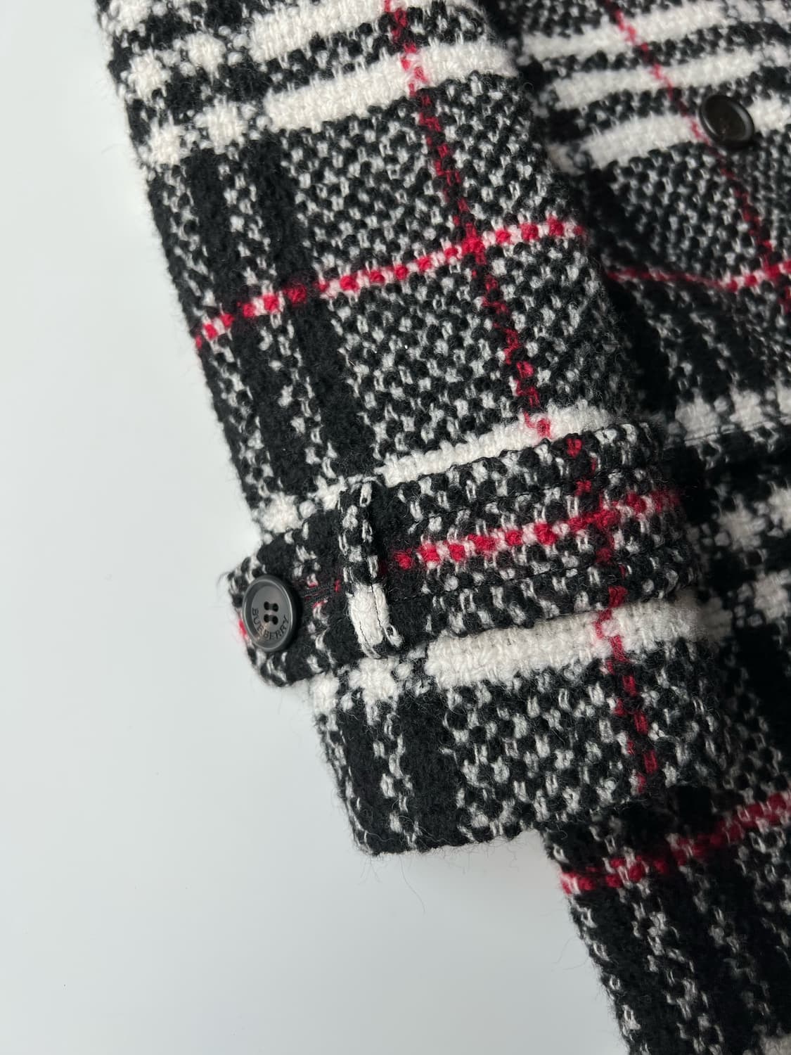 버버리 울 체크 코트 상품이미지6