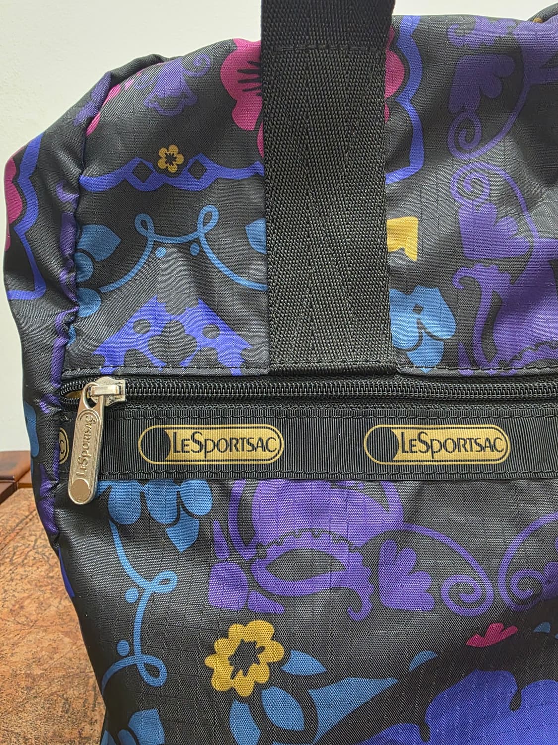 레스포삭 플라워 패턴 백팩 상품이미지2