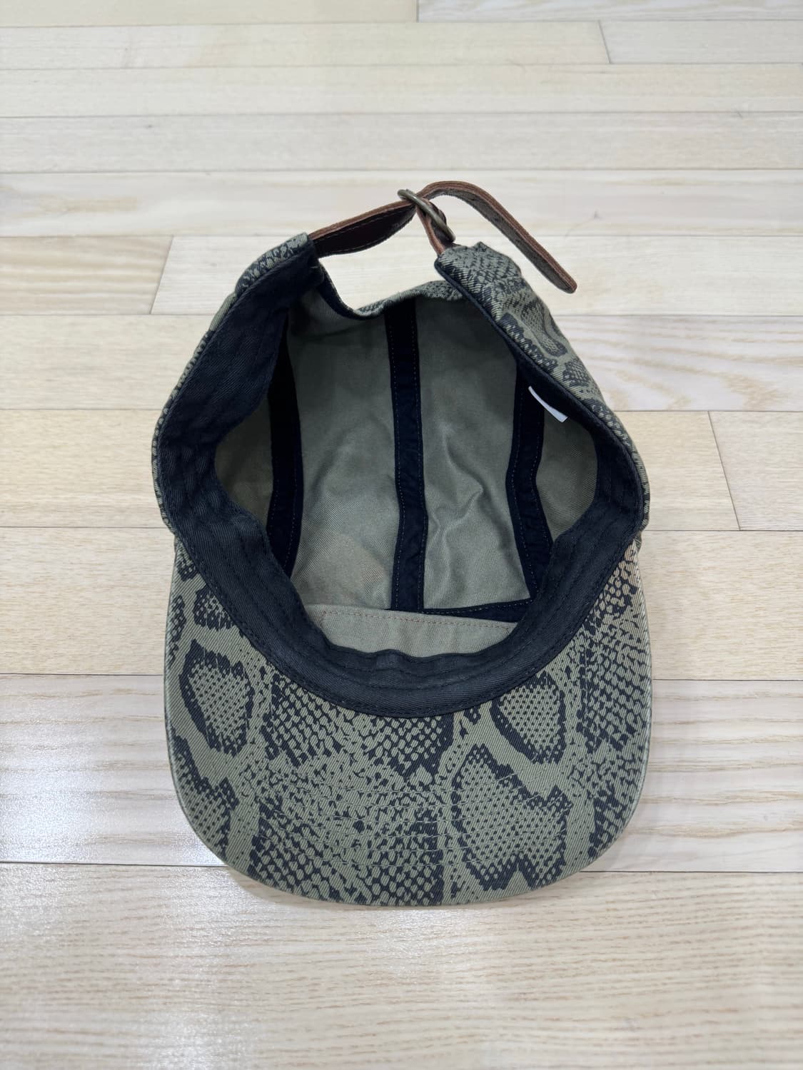 슈프림 워시드 치노 트윌 캠프캡 스네이크 - 24SS 상품이미지4