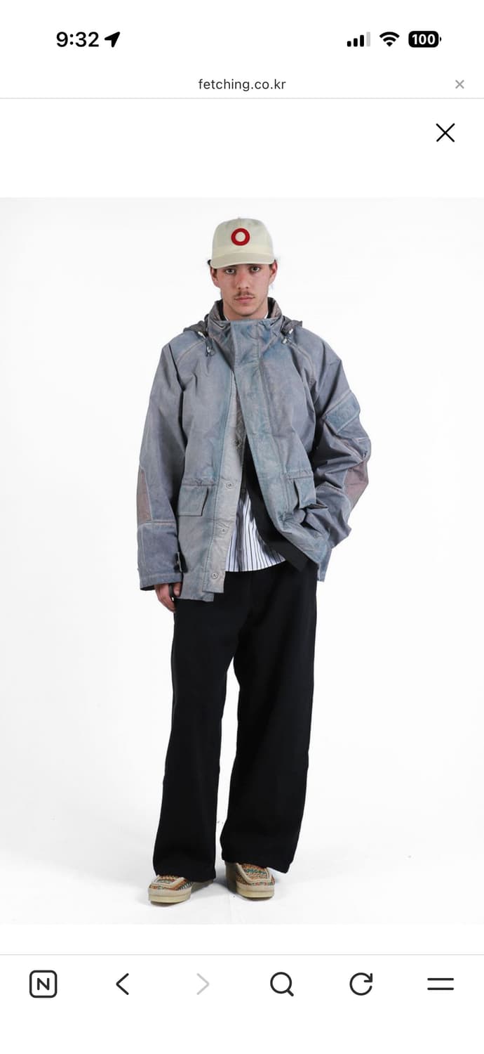 아워레가시 호라이즌 자켓 카본 오버다이 46 르메르 아프레쎄 오라리코모리 상품이미지5