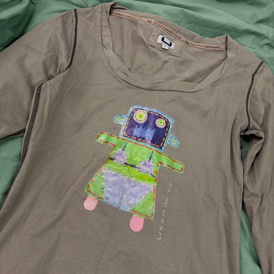 7부 비키니 로봇 티셔츠 상품이미지2