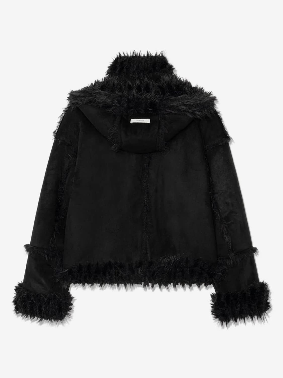 어글리쉐도우 리버시블 시어링 자켓 (블랙) 상품이미지6