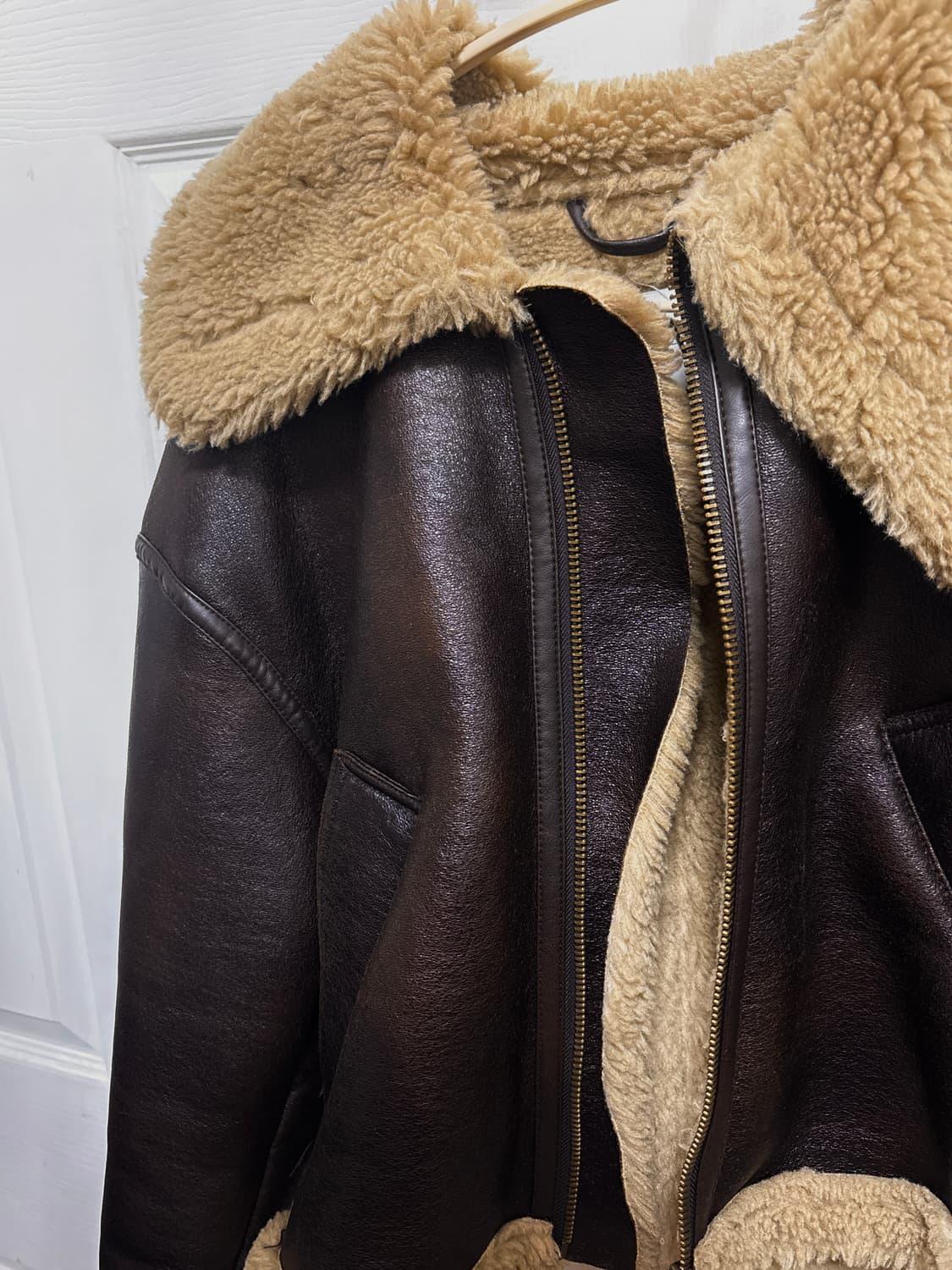 자라 무스탕 브라운 상품이미지3