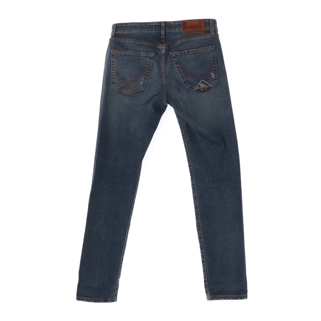 로이로저스 시그니처 삼각로고 슬림핏 워싱 데님 32 상품이미지2